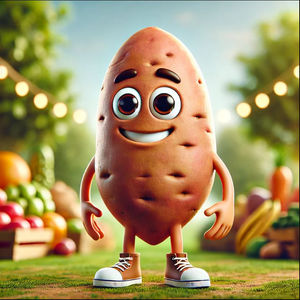 kindliche Süßkartoffel