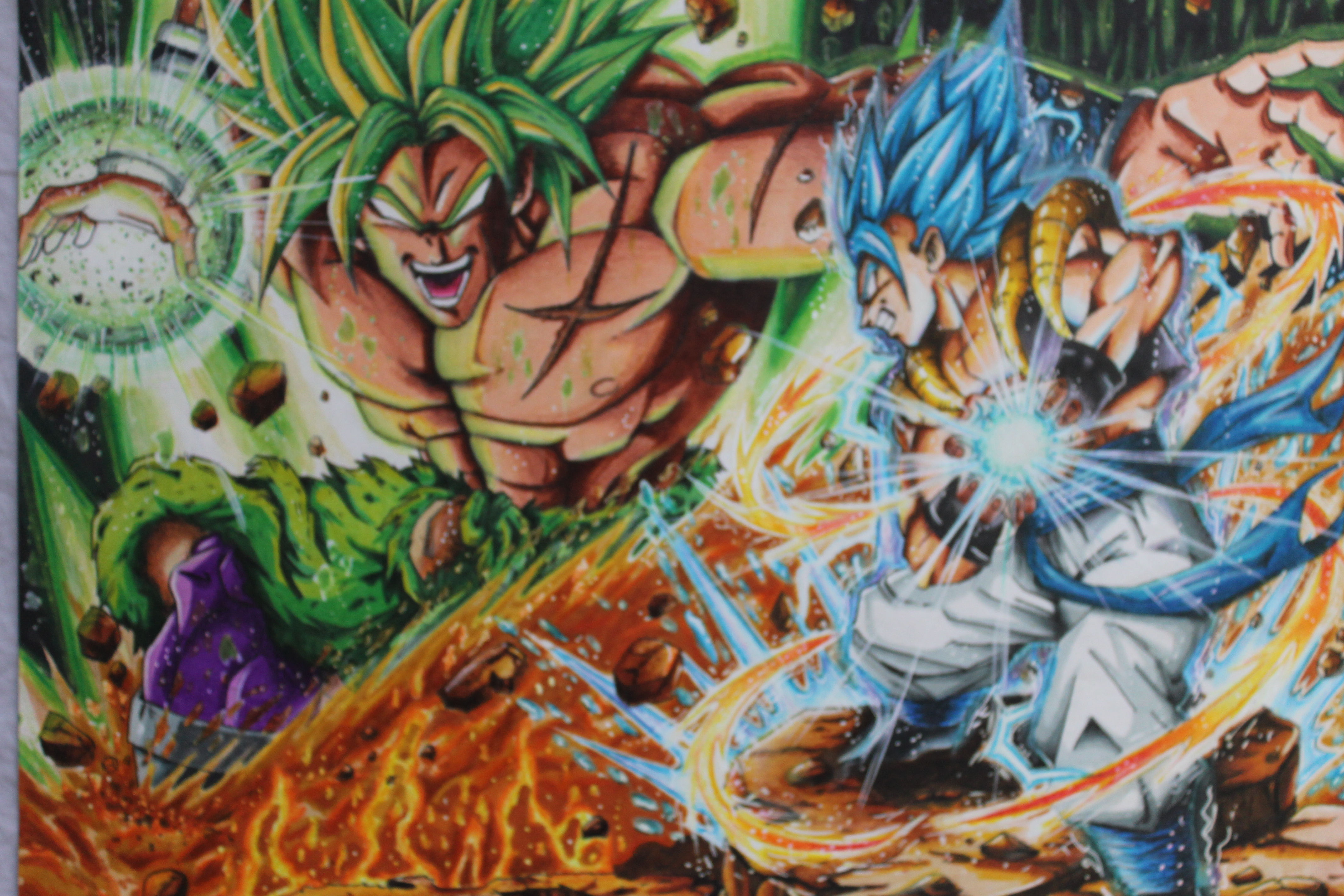 Broly vs Gogeta Blue.