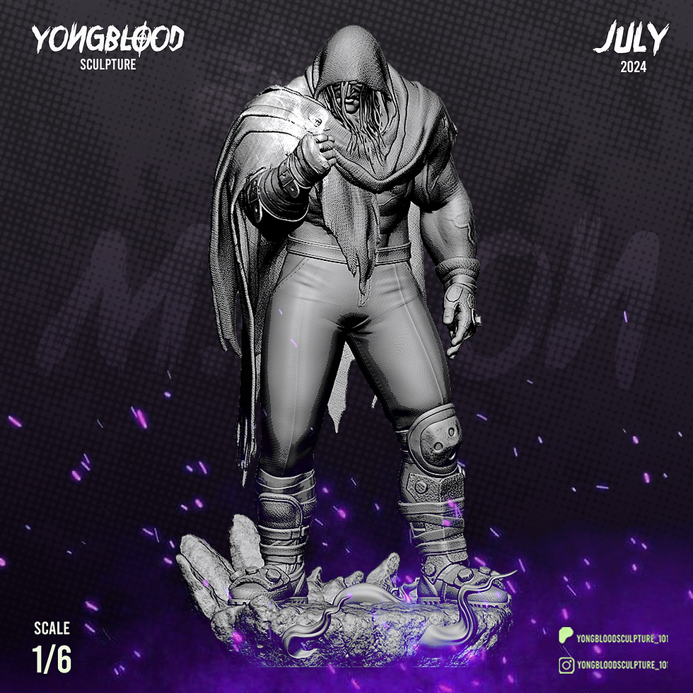 Thumbnail: M Bison Street Fighter Figurine Hand Painted