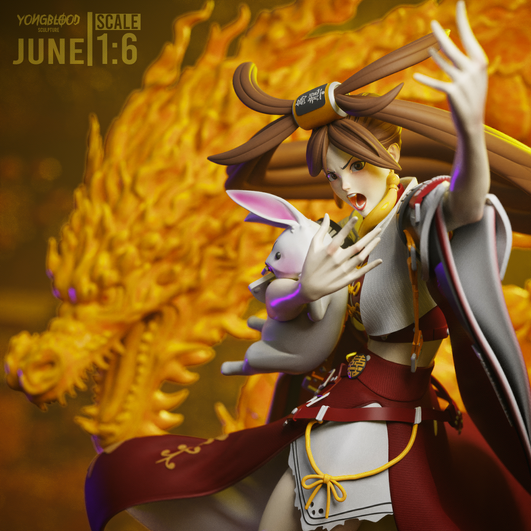 Jam Kuradoberi Guilty Gear Figurine Hand Painted