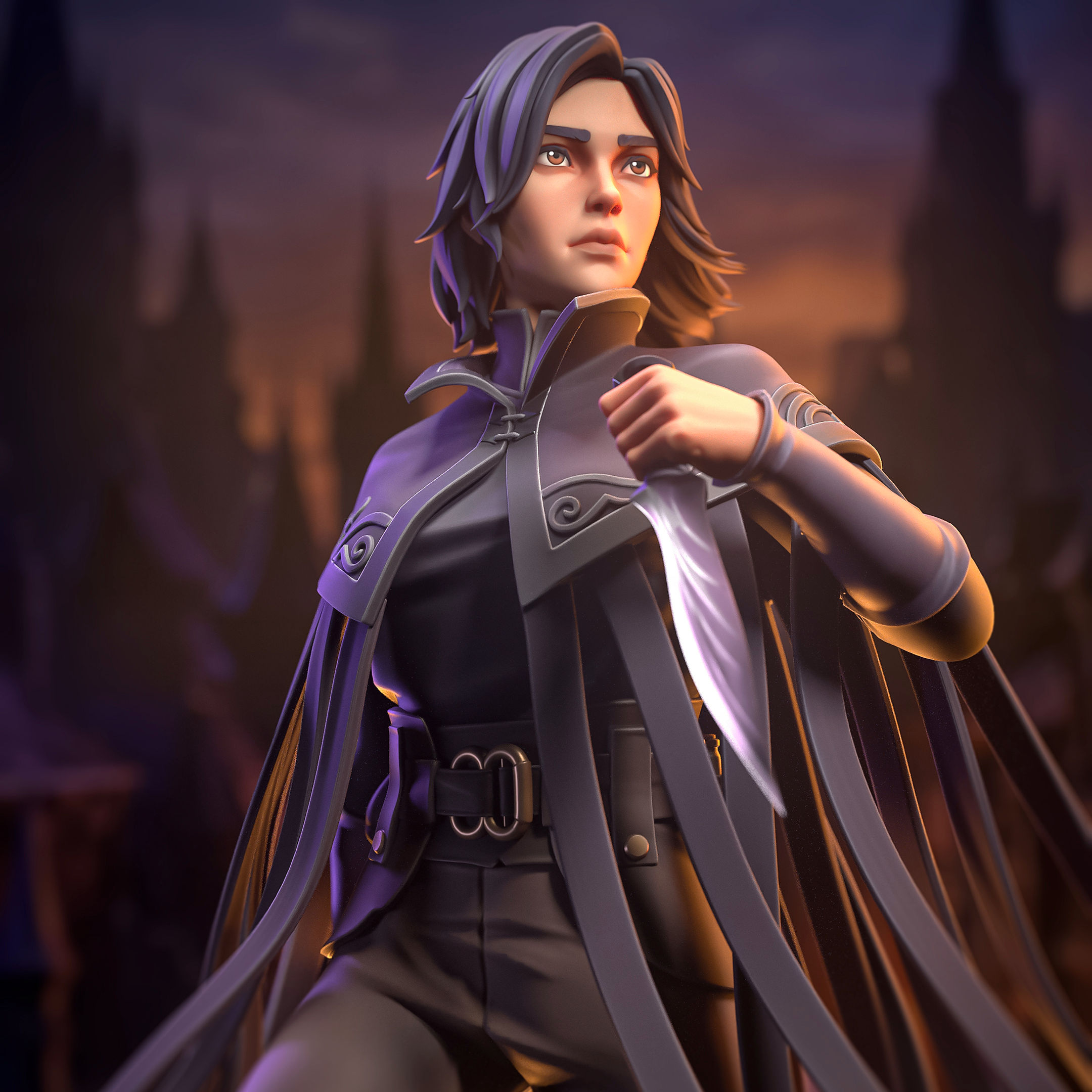 Vin Mistborn Figurine Hand Painted