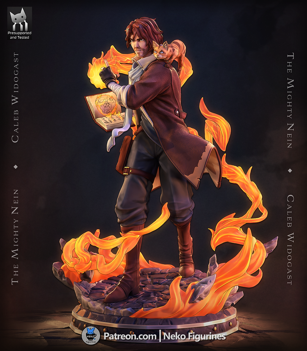 Thumbnail: Caleb Widogast Critical Role Figurine Hand Painted