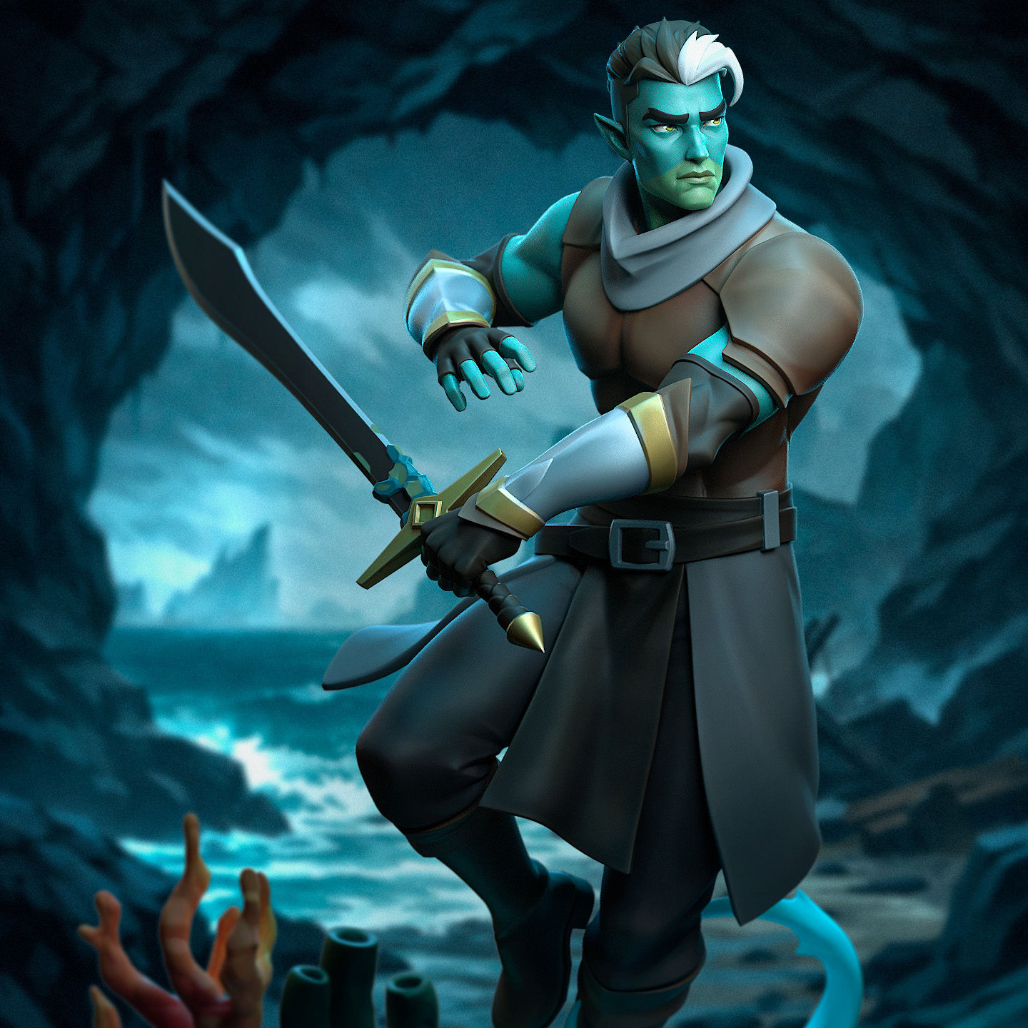 Fjord Critical Role Figurine Hand Painted