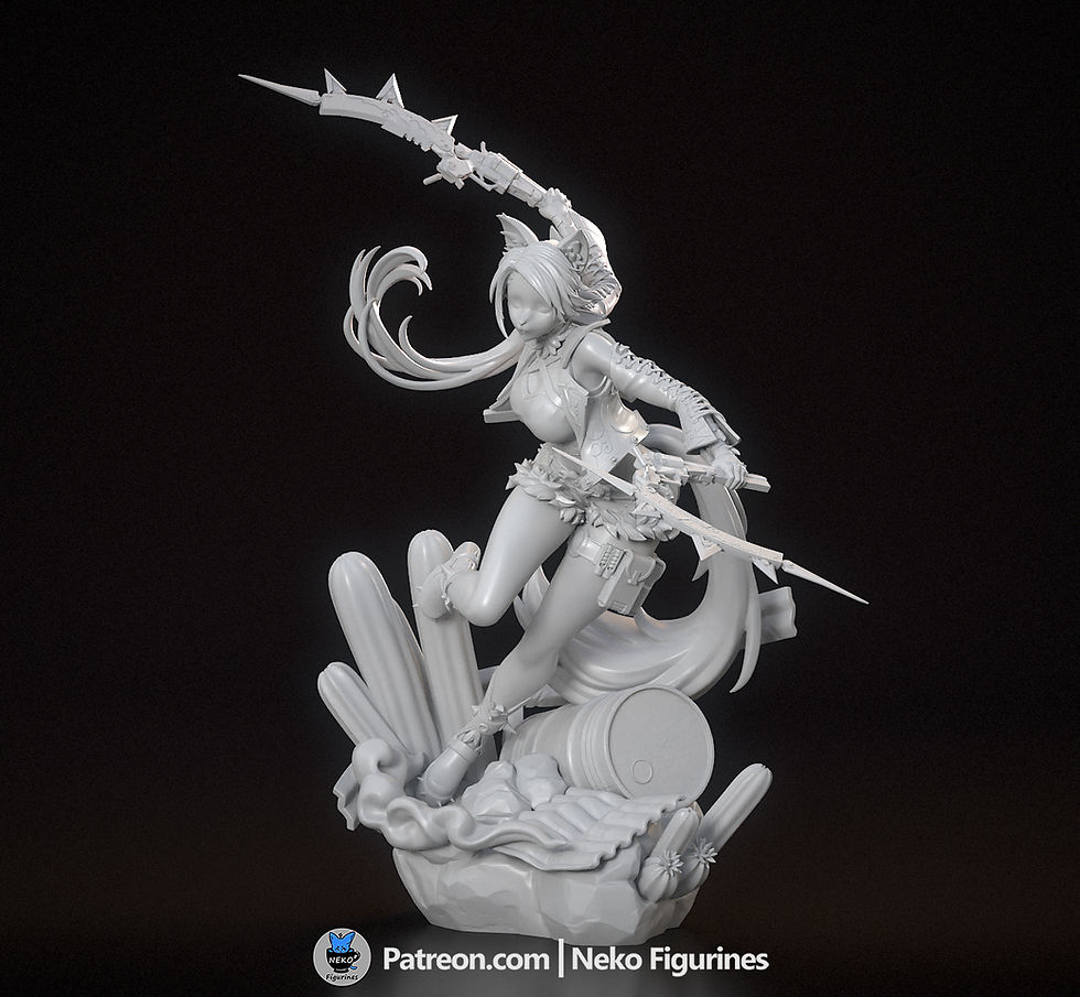 Thumbnail: Pulchra Zenless Zone Zero Figurine Hand Painted
