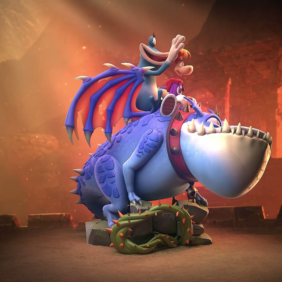 Thumbnail: Rayman Figurine Hand Painted