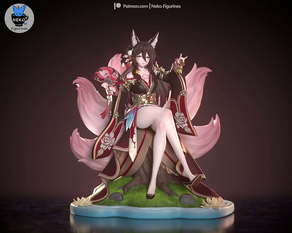 Thumbnail: Fuegue Honkai Star Rail Figurine Hand Painted