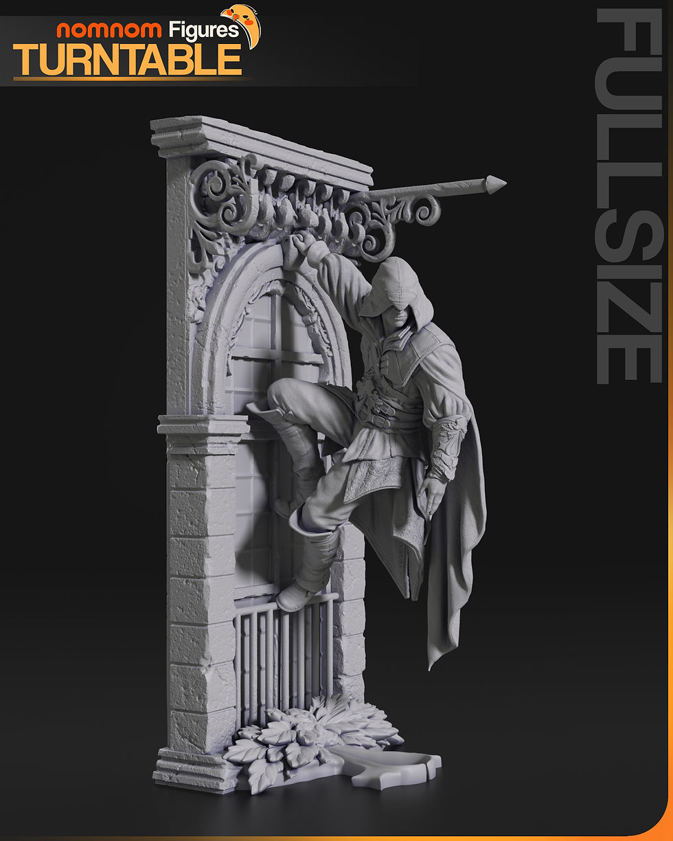 Thumbnail: Ezio Auditore De Firenze Assassin's Creed Figurine Hand Painted FDM 3D Printed