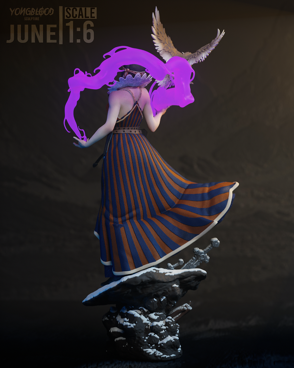 Thumbnail: Philipa Eilhart The Witcher Figurine Hand Painted