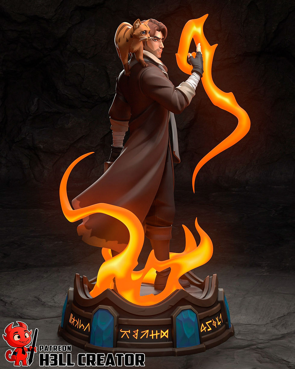 Thumbnail: Caleb Widogast Critical Role Figurine Hand Painted