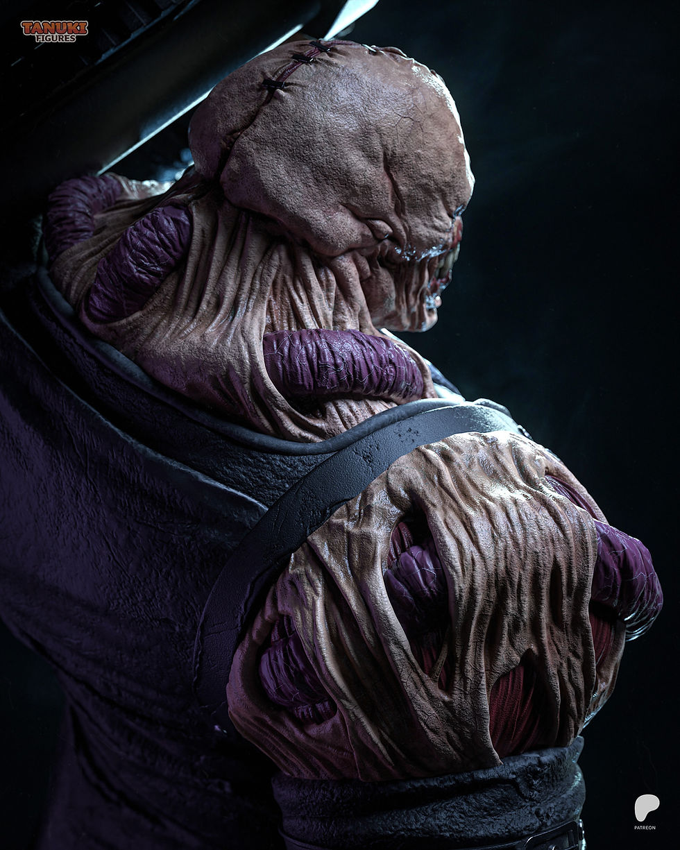 Thumbnail: Nemesis Resident Evil Figurine Hand Painted FDM 3D Printed