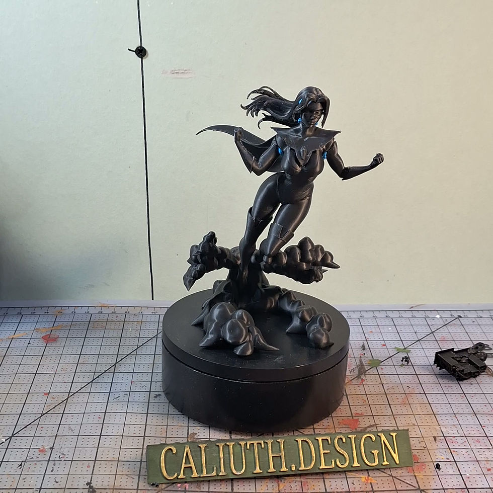 Thumbnail: Blonde Blazer Dispatch Figurine Hand Painted