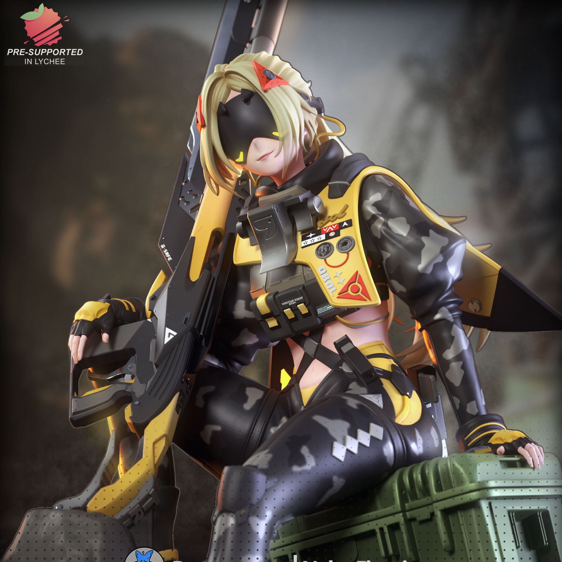 Trigger Zenless Zone Zero Figurine Hand Painted