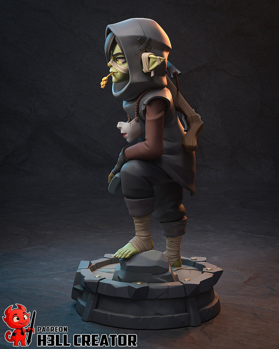 Thumbnail: Nott Critical Role Figurine Hand Painted FDM 3D Printed