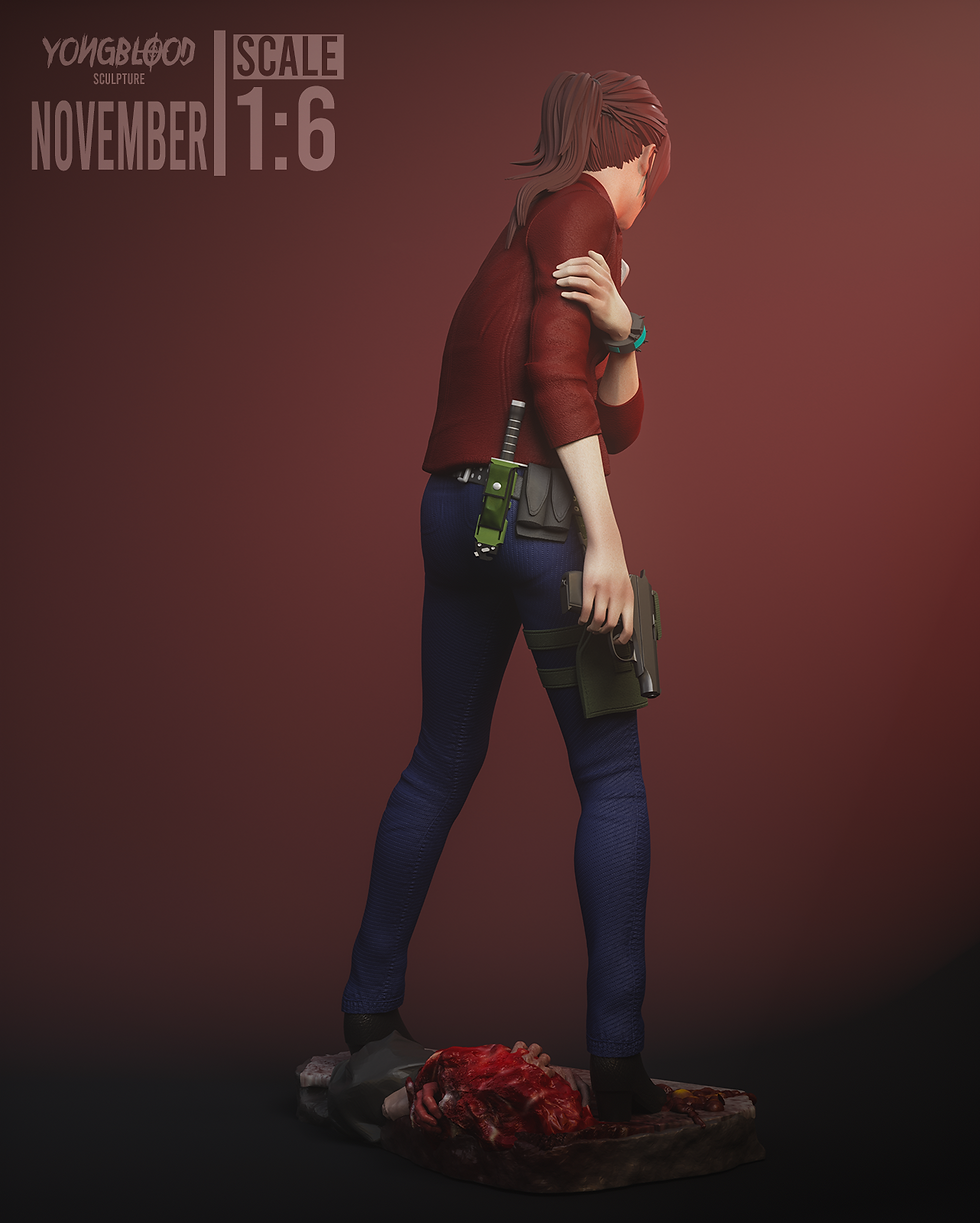 Thumbnail: Claire Redfield Resident Evil Figurine Hand Painted