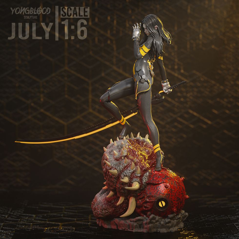 Thumbnail: Tachy Stellar Blade Figurine Hand Painted