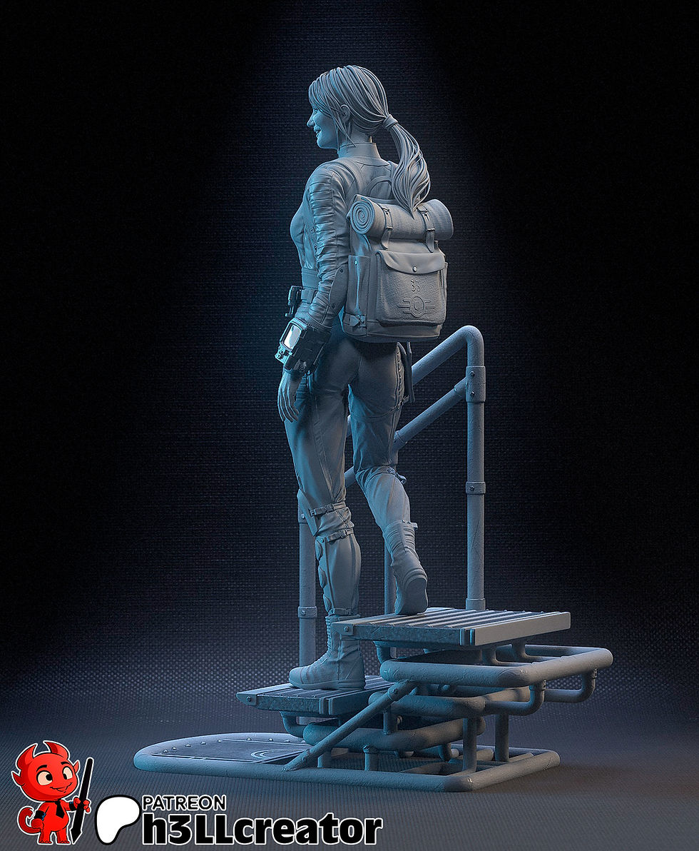 Thumbnail: Lucy Fallout Figurine Hand Painted