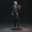 Thumbnail: Ciri Cyberpunk 2077 / The Witcher Figurine Hand Painted FDM 3D Printed