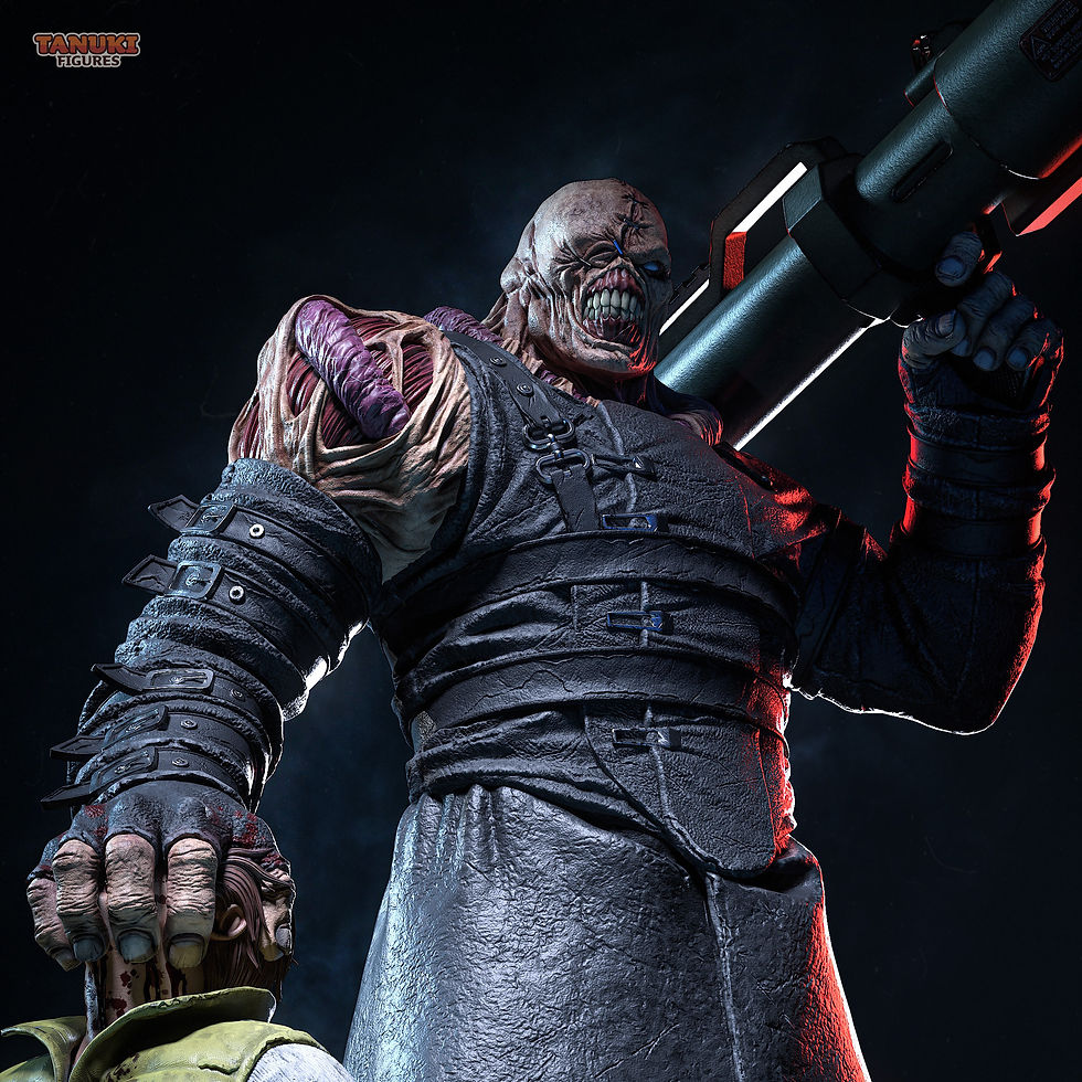 Thumbnail: Nemesis Resident Evil Figurine Hand Painted FDM 3D Printed