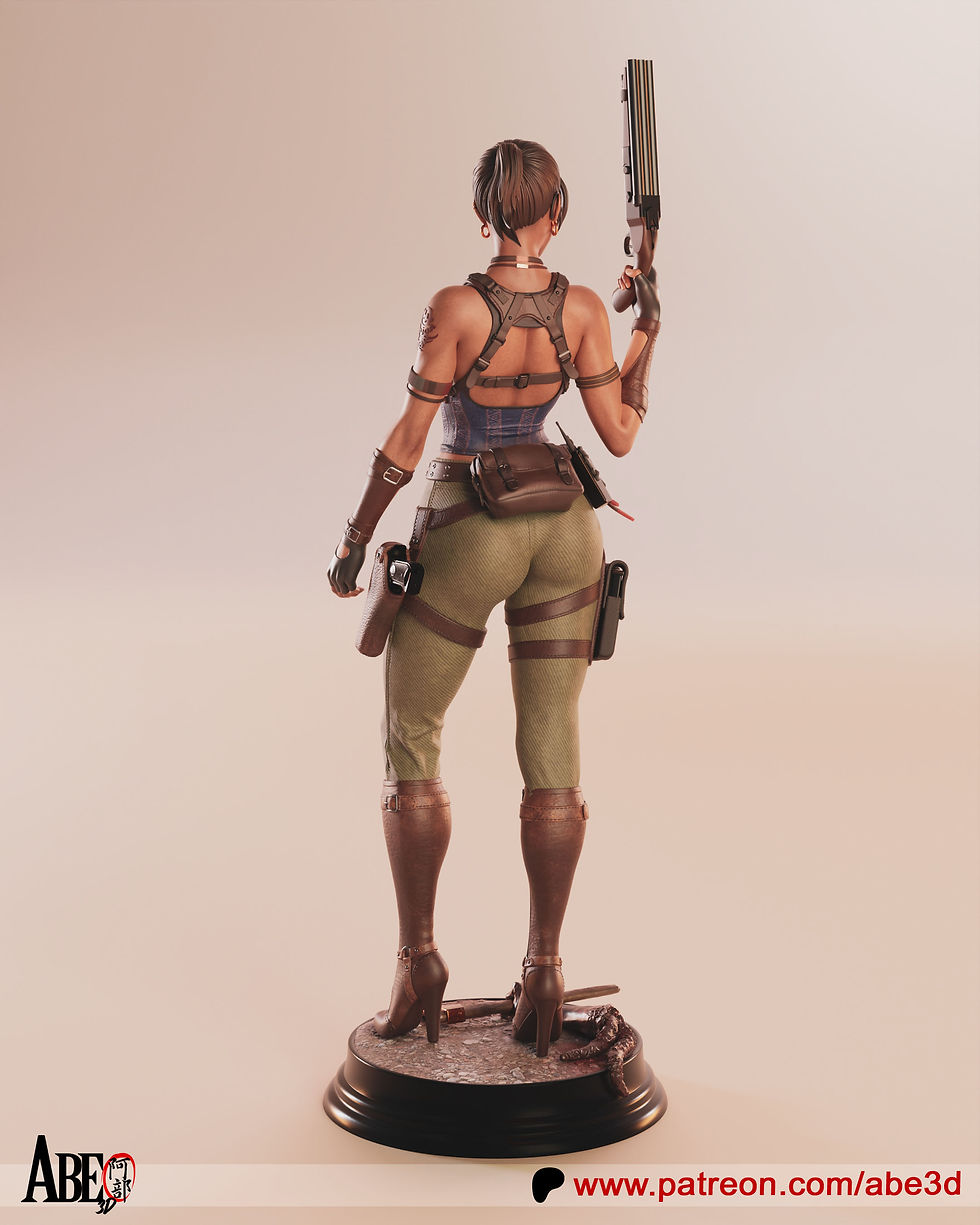Thumbnail: Sheva Alomar Resident Evil Figurine Hand Painted FDM 3D Printed
