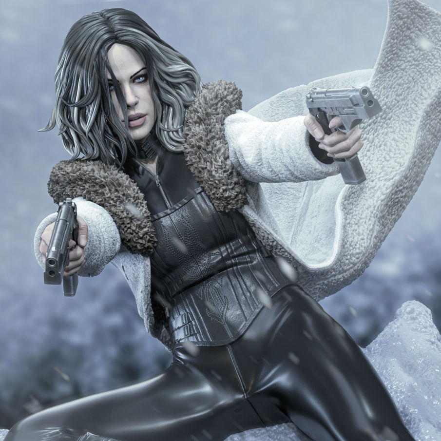Selene Underworld Figurine Hand Painted FDM 3D Printed