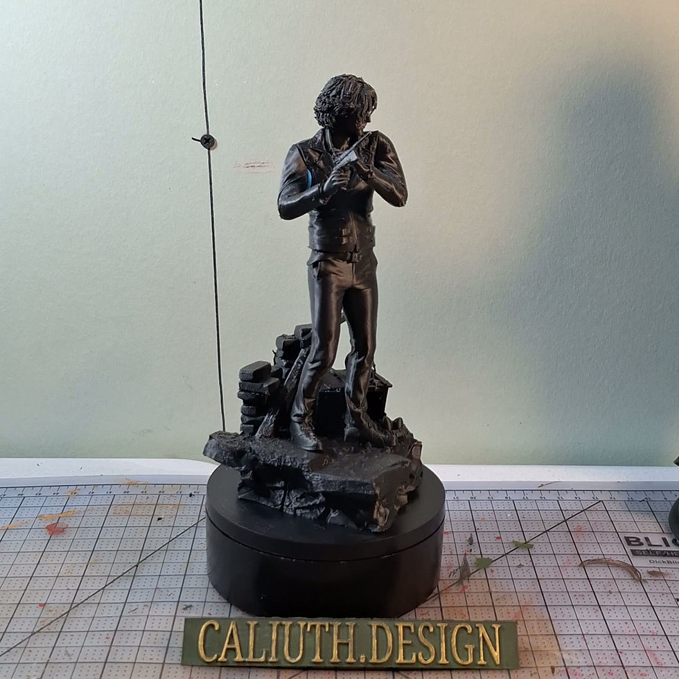 Thumbnail: Luis Sera Resident Evil Figurine Hand Painted FDM 3D Printed