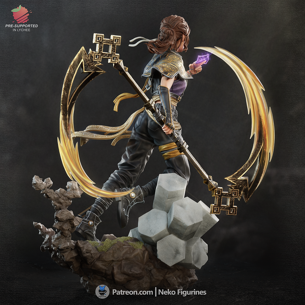 Thumbnail: Sciel Clair Obscur Expedition 33 Figurine Hand Painted