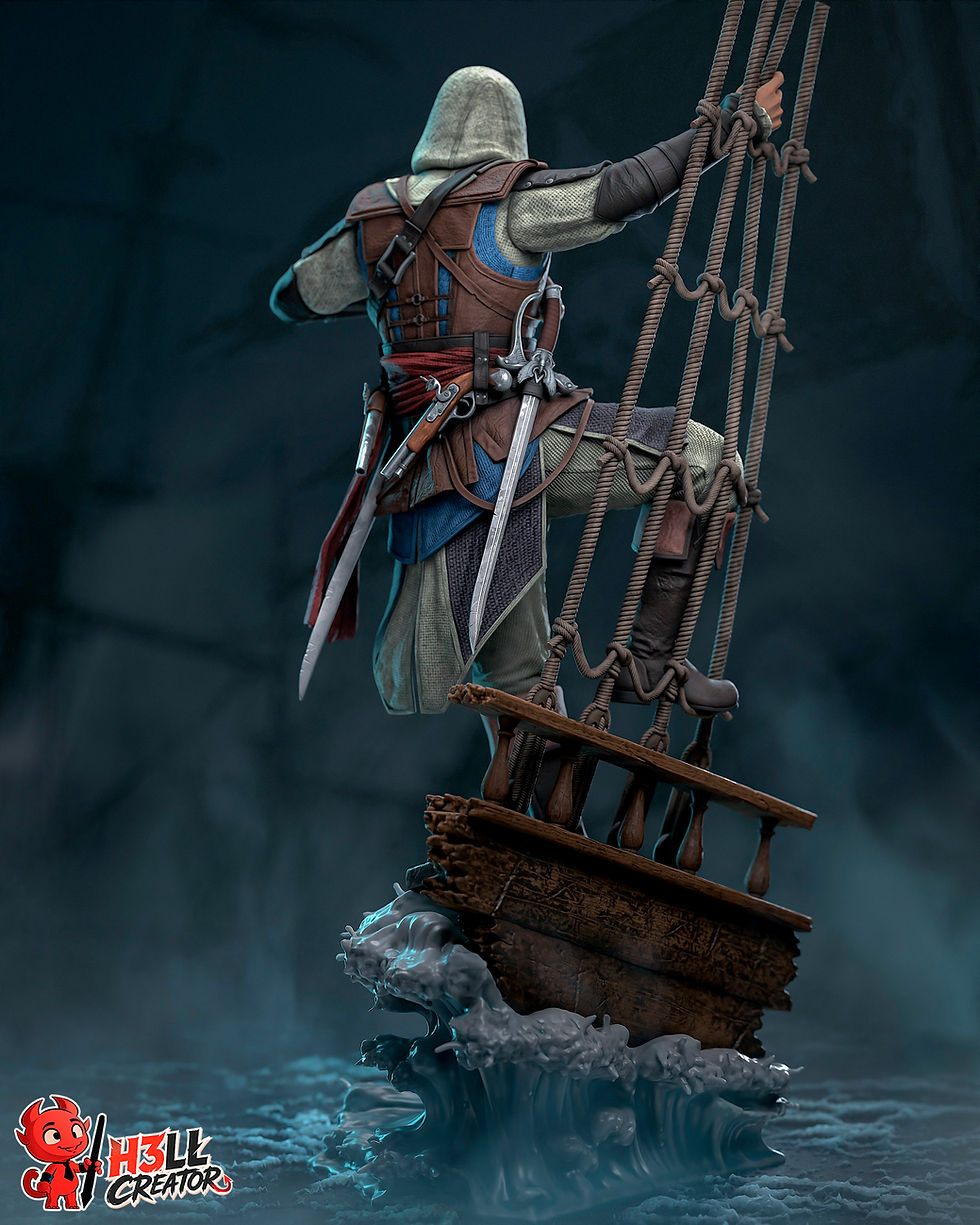 Thumbnail: Edward Kenway Assassin's Creed Figurine Hand Painted