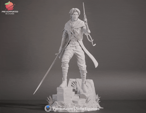 Thumbnail: Gustave Clair Obscur Expedition 33 Figurine Hand Painted