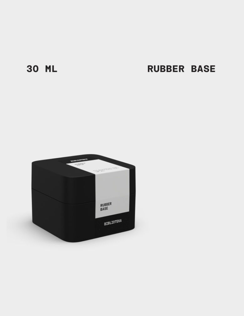 BIBLIOTEKA Rubber base – kauczukowa baza hybrydowa, 30 ml