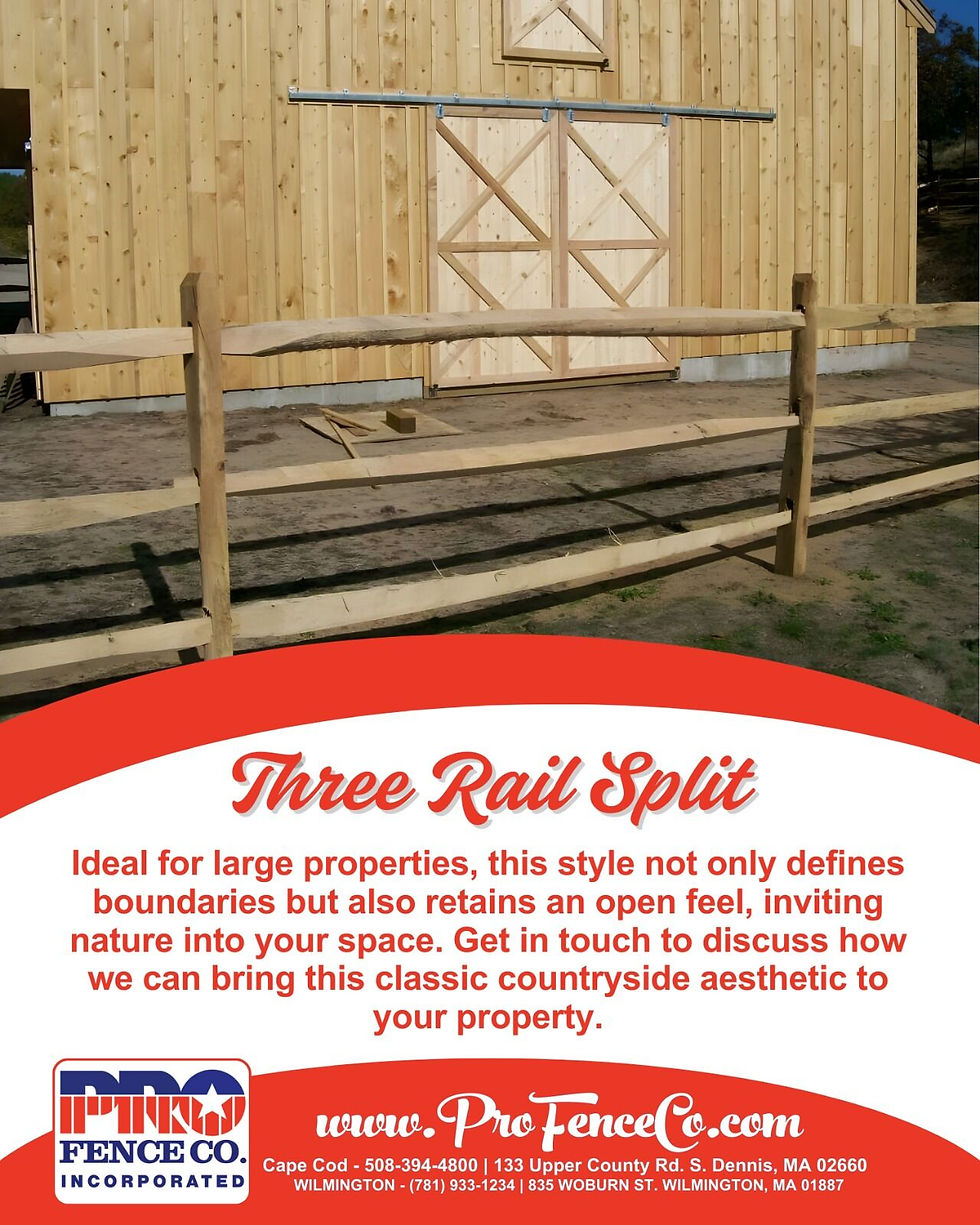 Three Rail Split Fence: A Classic Choice for Large Properties