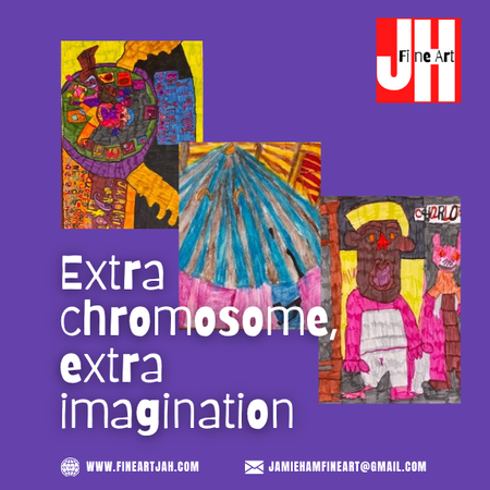 Extra Chromosome, Extra Imagination: A World Painted by the Mind