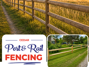 Post and Rail Fencing
