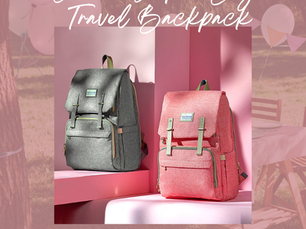 Canvas Diaper Bag Travel Backpack: Hands Free Parenting Made Easy