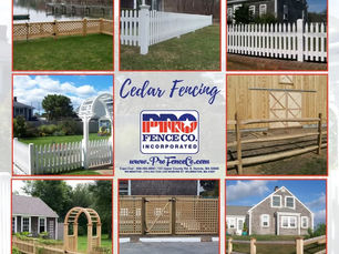 Cedar Fencing from PRO Fence Co.: The Natural Choice for New England Homes