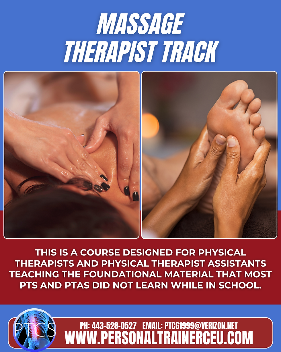 Enhance Your Skills with the Massage Therapist Track - Book Your Online Course Today