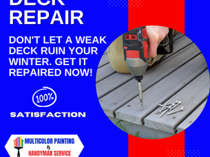 Deck Repair: Don't Let a Weak Deck Ruin Your Winter!