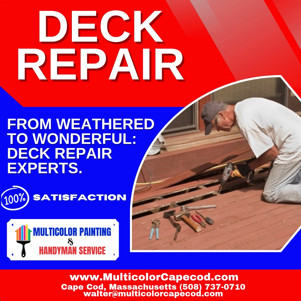 From Weathered to Wonderful: Expert Deck Repair Services in Cape Cod