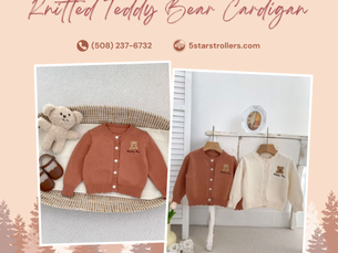 The Knitted Teddy Bear Cardigan for Sweet Comfort