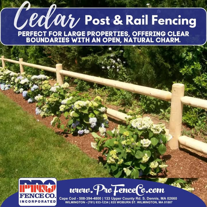Cedar Post & Rail Fencing: The Perfect Boundary for Large Properties