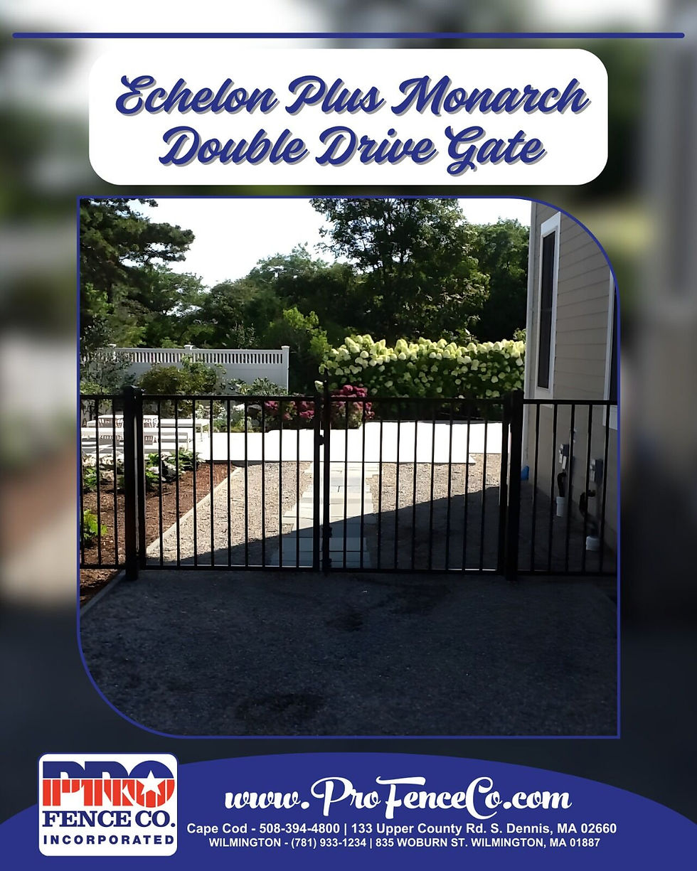 Maximize Your Driveway Potential: The Power of the Echelon Plus Monarch Double Drive Gate