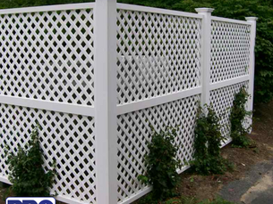 Double the Beauty, Double the Privacy: Custom Cedar Fences with Diagonal Lattice