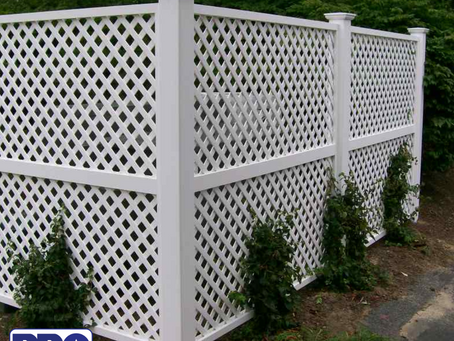 Double the Beauty, Double the Privacy: Custom Cedar Fences with Diagonal Lattice