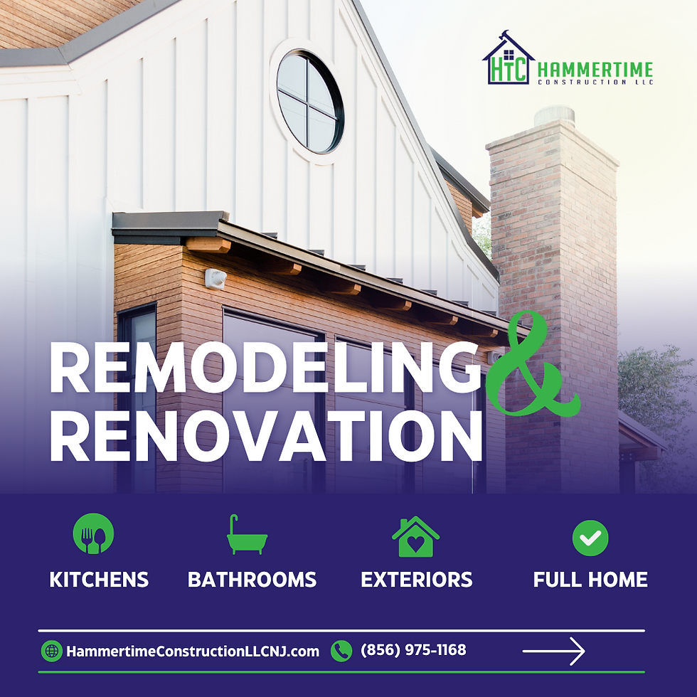 Remodeling and renovation