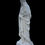 Thumbnail: Carved Marble Mother Mary and Baby Jesus Statue