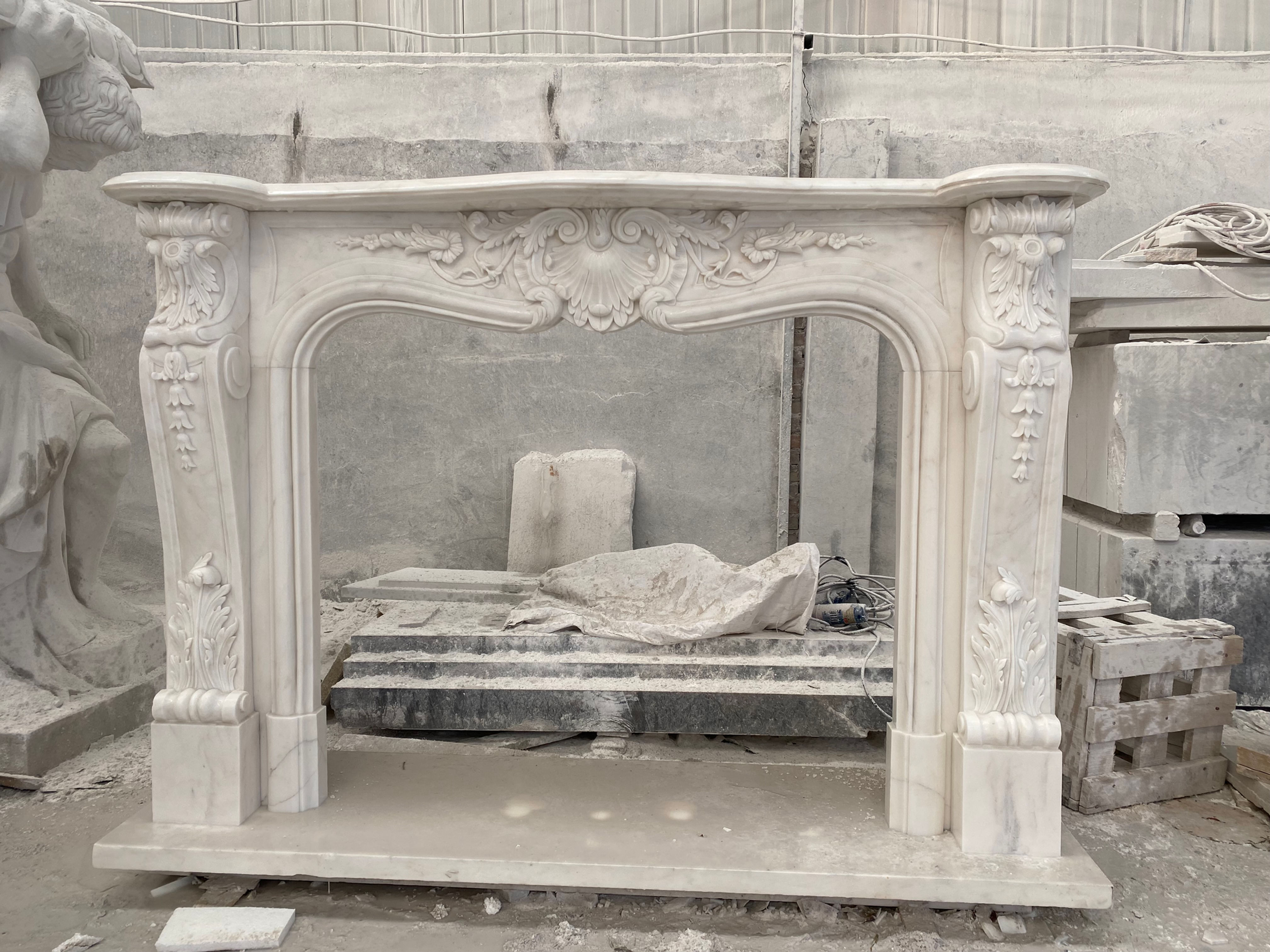 Marble Fireplace Mantel