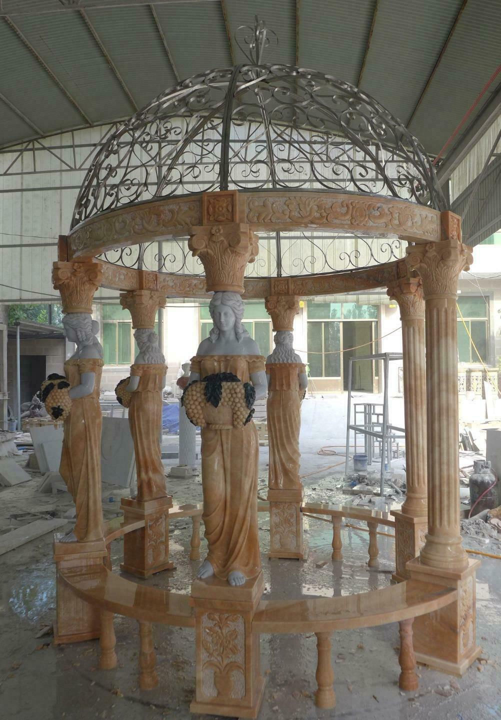 Marble Figurative Gazebo
