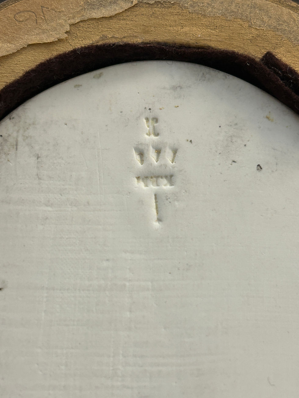 Thumbnail: Signed KPM Mother Mary Plaque