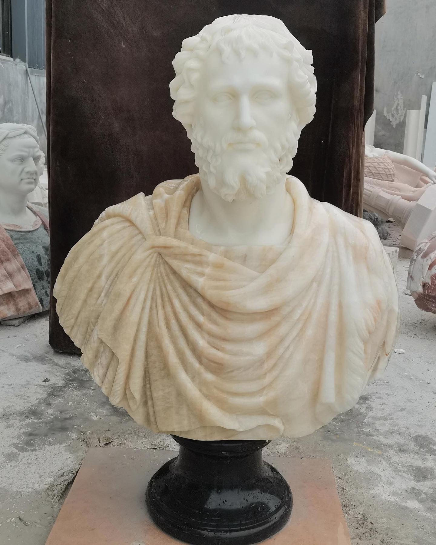 Marble Carved Bust