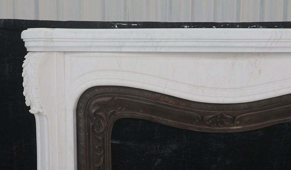 Thumbnail: Marble Fireplace Mantel