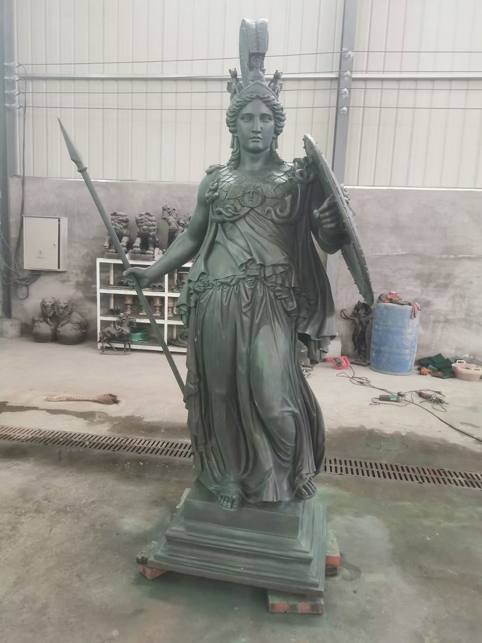 Thumbnail: Bronze Warrior Statues